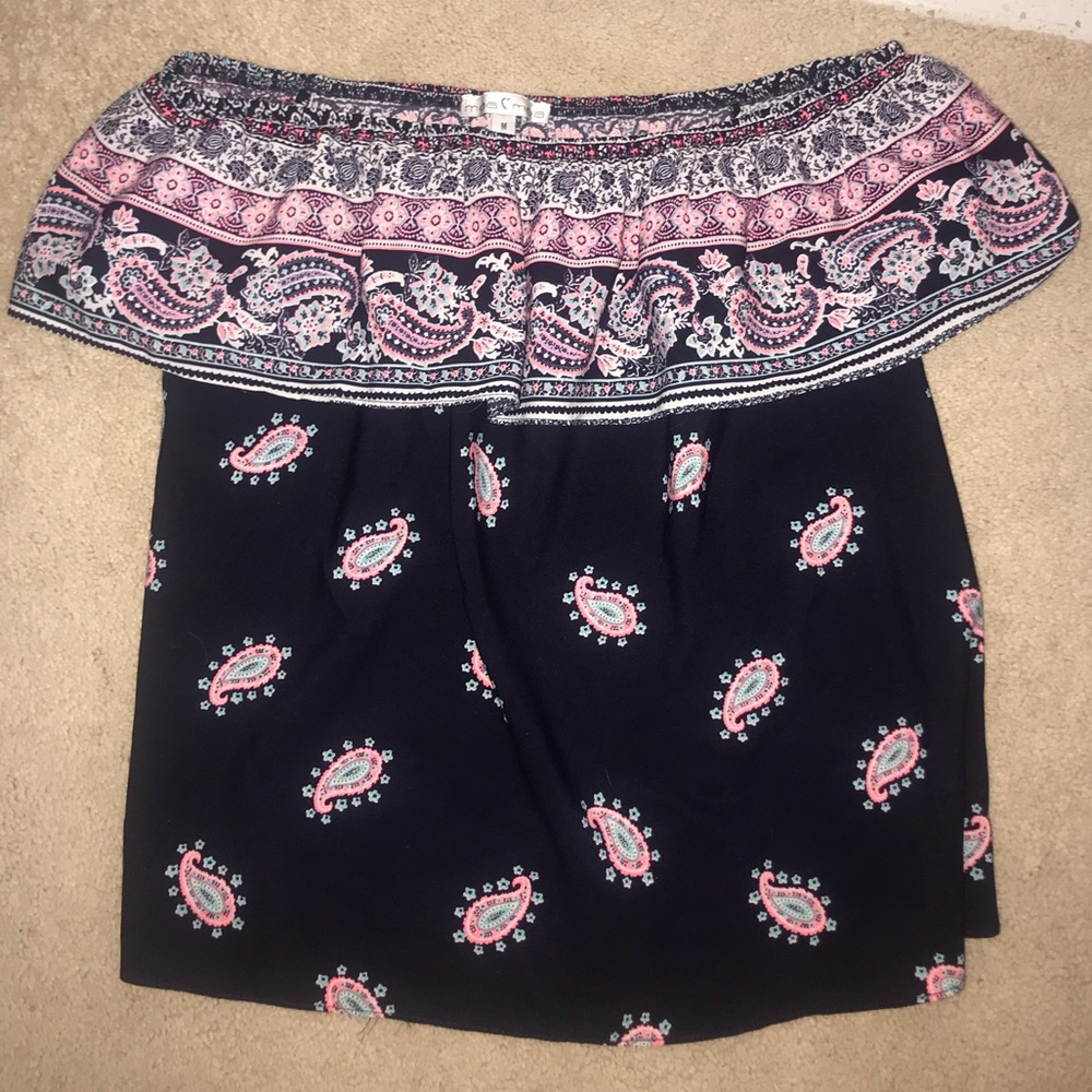 Off the shoulder blouse